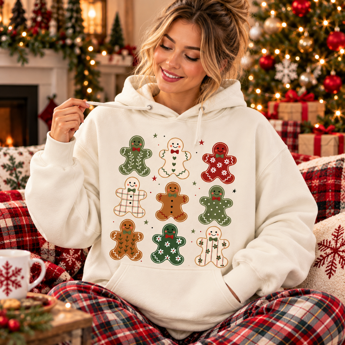 Christmas Gingerbread Shirt, Cute Gingerbread Cookie Holiday Tee