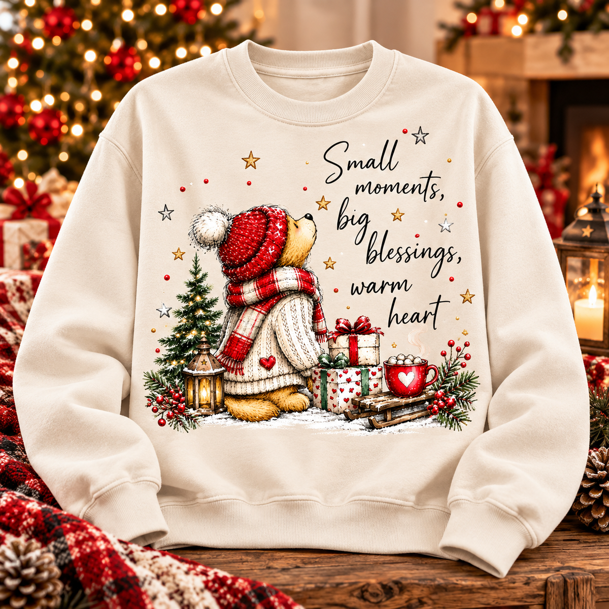 Christmas Bear Shirt, Sweatshirt & Hoodie – Cozy Holiday Gift
