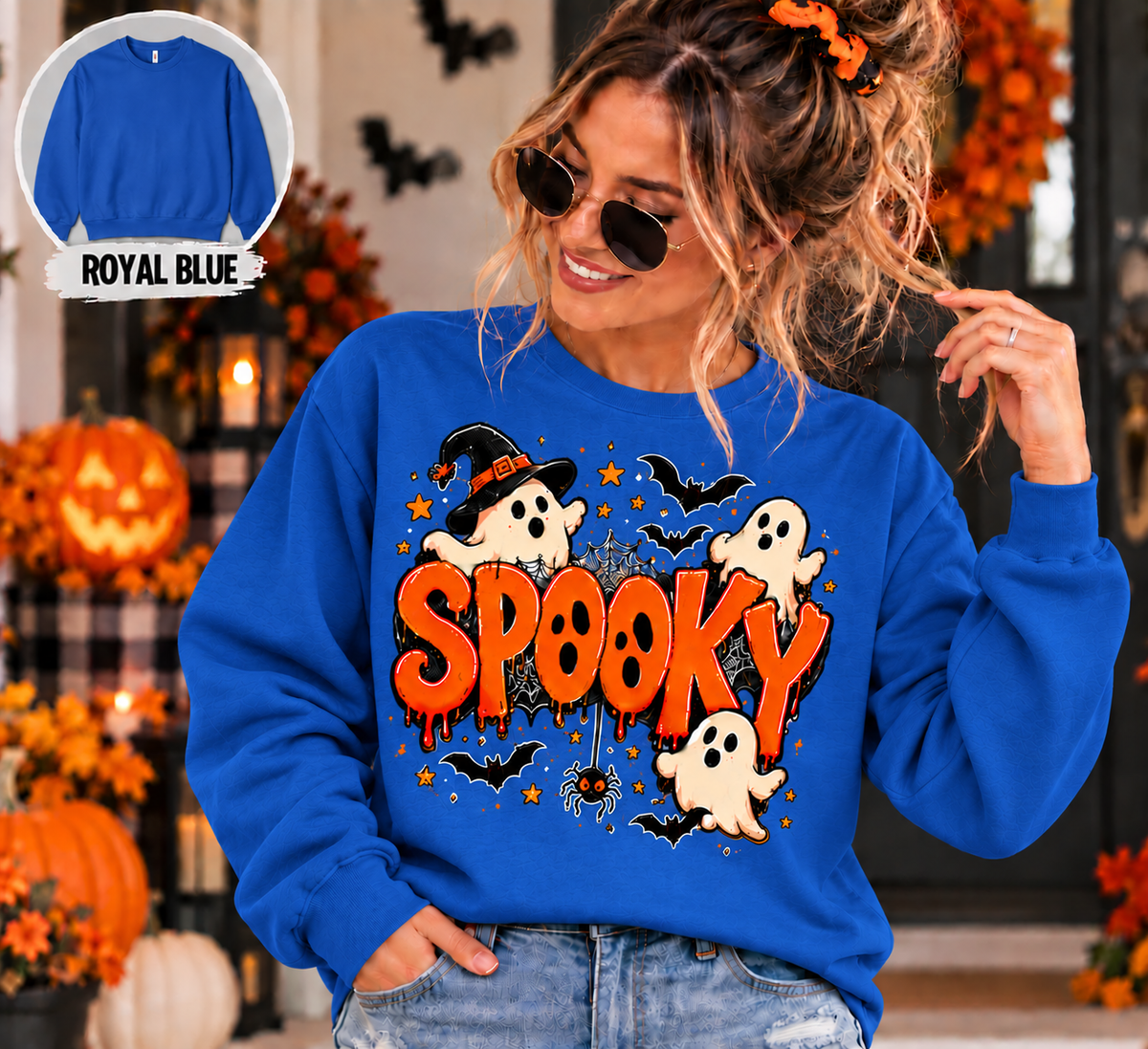 Spooky Halloween Shirt, Ghost T-Shirt, Sweatshirt & Hoodie