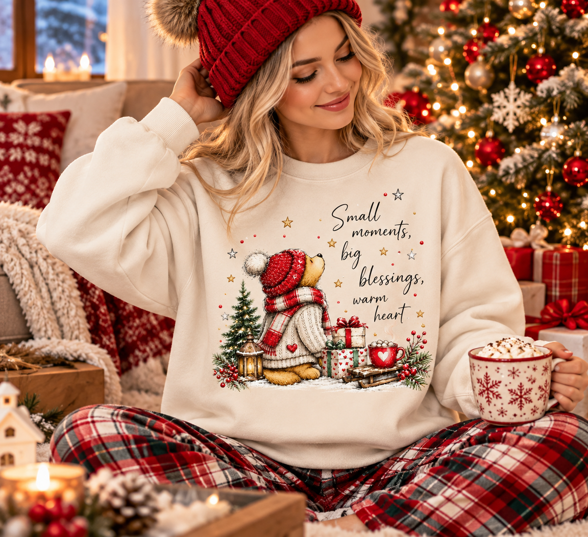 Christmas Bear Shirt, Sweatshirt & Hoodie – Cozy Holiday Gift