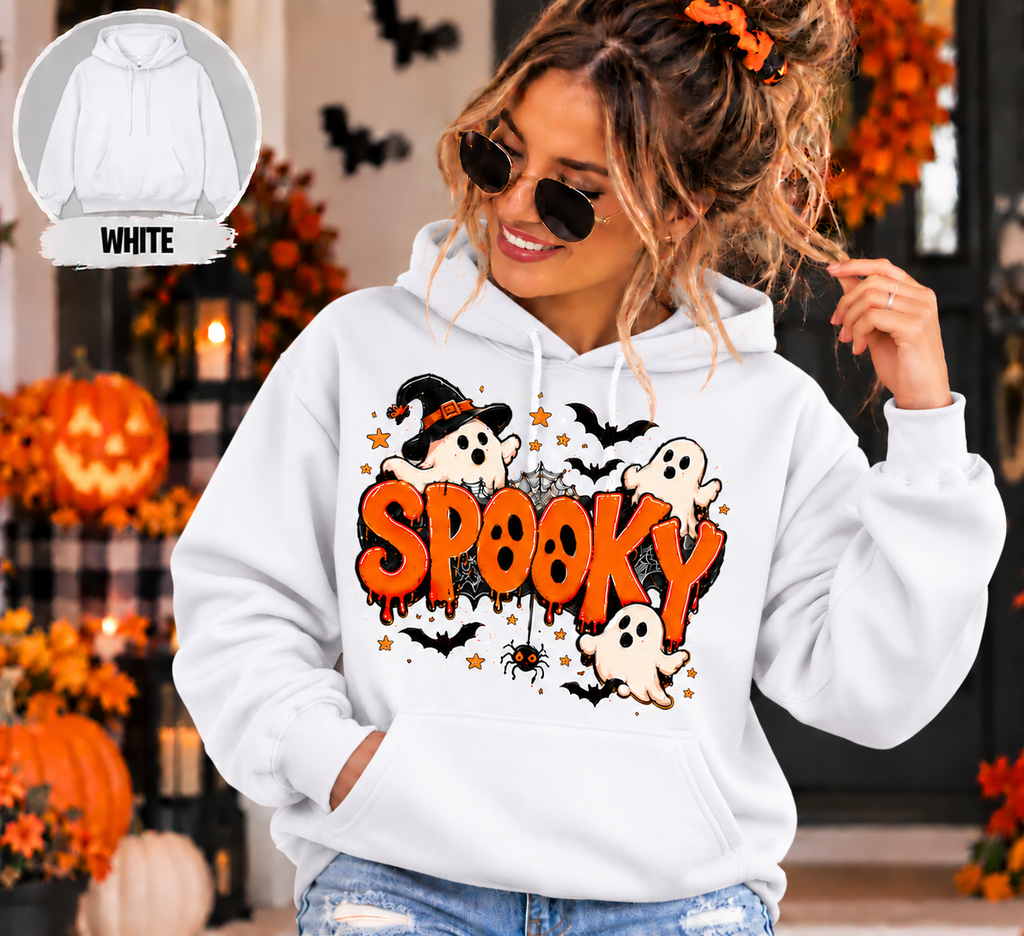 Spooky Halloween Shirt, Ghost T-Shirt, Sweatshirt & Hoodie
