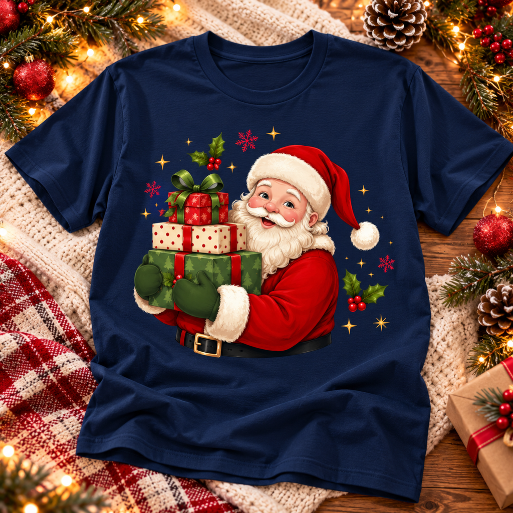 Christmas Santa Sweatshirt, Santa Claus Hoodie, Vintage Christmas Shirt, Holiday Gift for Family