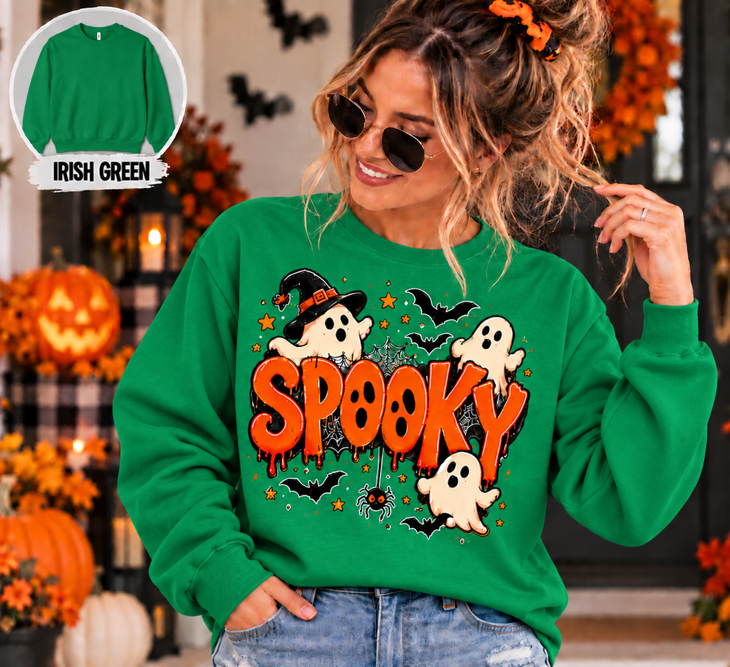 Spooky Halloween Shirt, Ghost T-Shirt, Sweatshirt & Hoodie