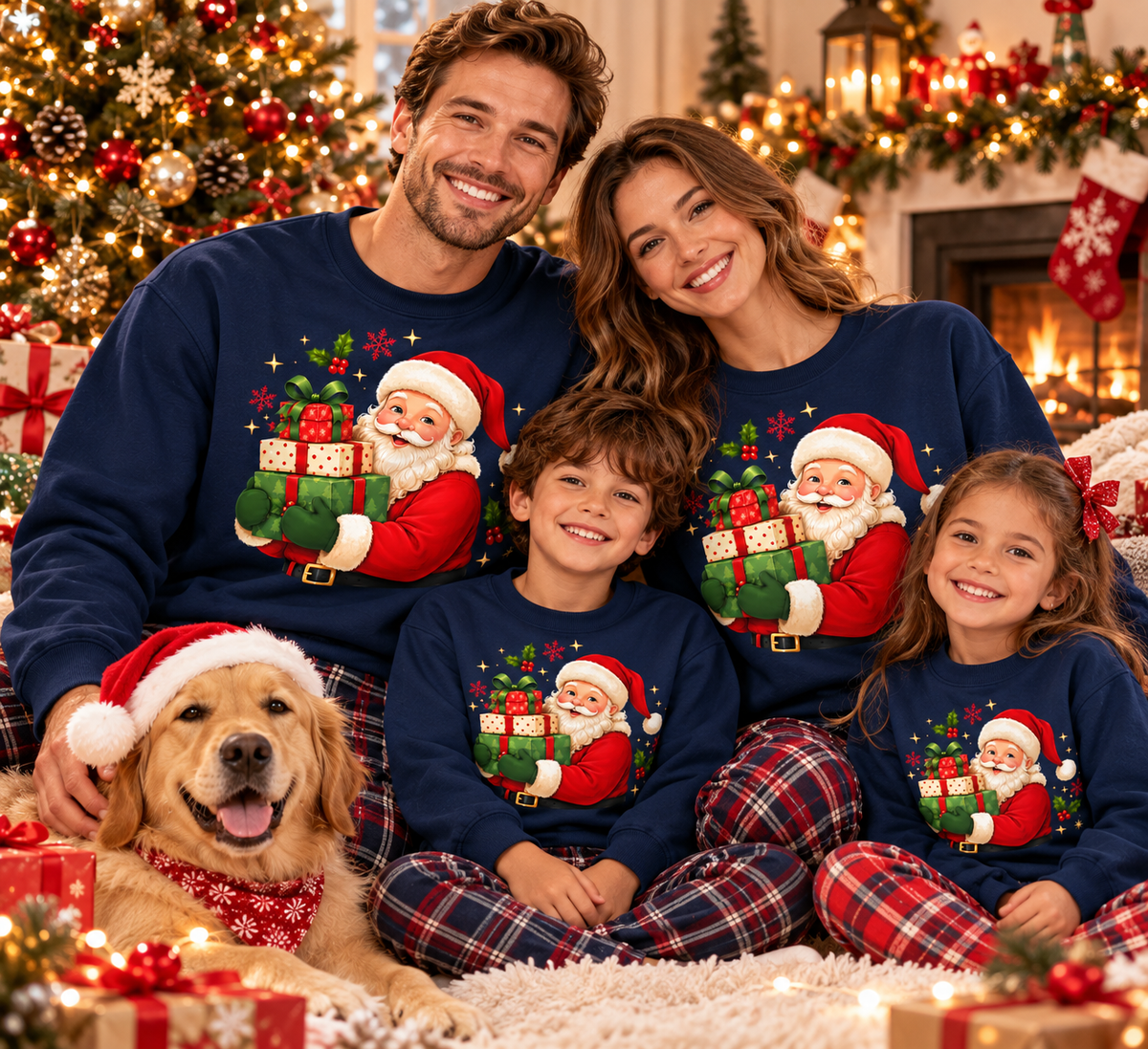 Christmas Santa Sweatshirt, Santa Claus Hoodie, Vintage Christmas Shirt, Holiday Gift for Family