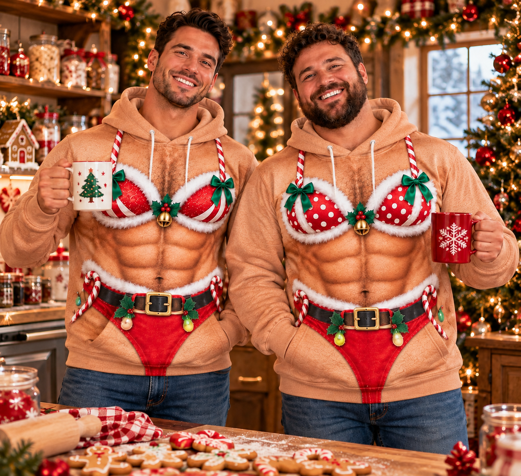 Personalized Funny Christmas Shirt, Santa Lingerie Graphic Tee