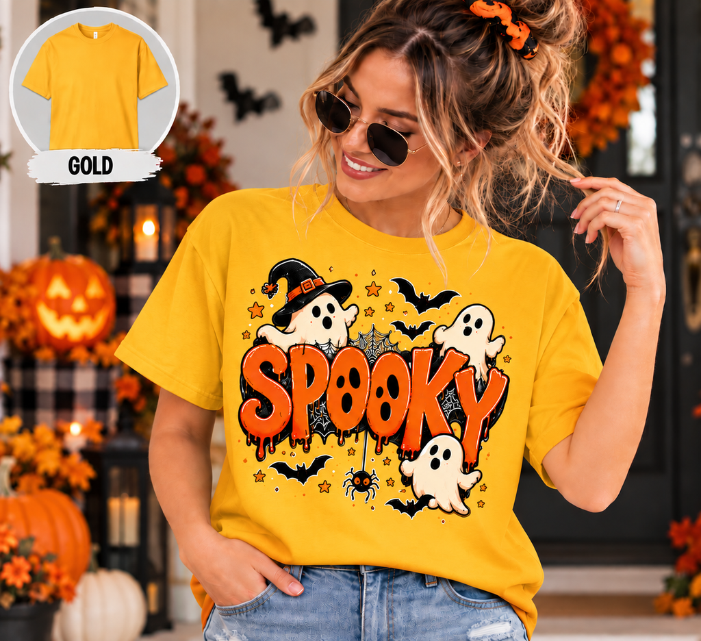 Spooky Halloween Shirt, Ghost T-Shirt, Sweatshirt & Hoodie