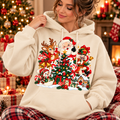 Christmas Hoodie, Santa Claus Sweatshirt, Vintage Christmas Shirt, Festive Holiday Pullover, Christmas Gift for Family