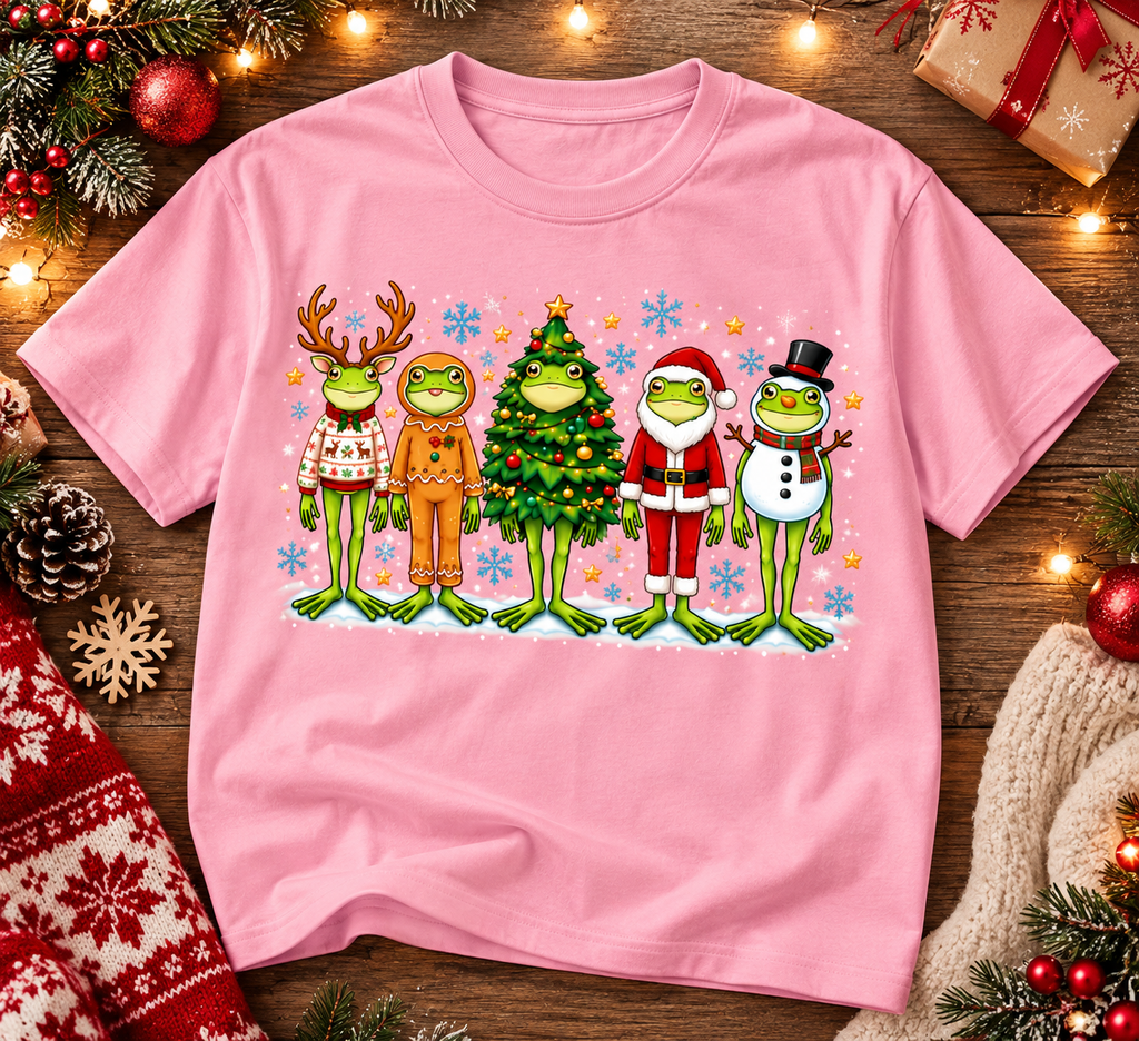 Funny Christmas Frog Hoodie – Cute Holiday Gift