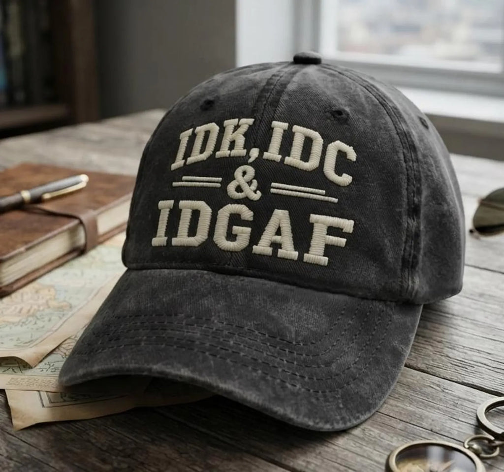 Funny Sarcastic Dad Hat, Vintage Washed Baseball Cap, Embroidered Statement Hat, Casual Unisex Cap, Gift for Friends