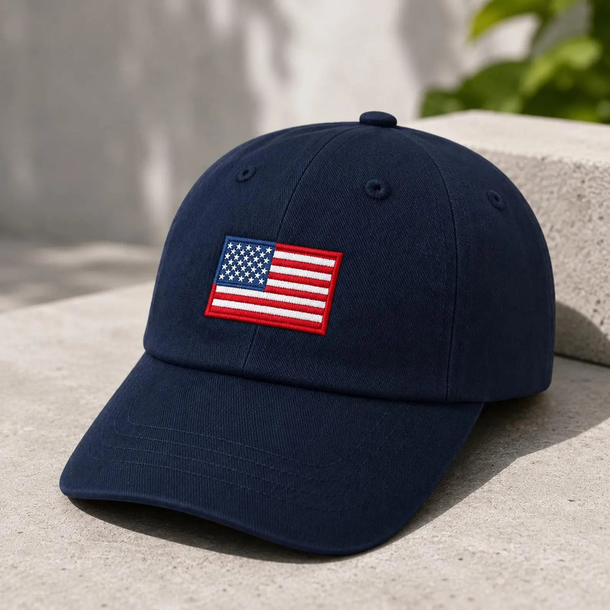 American Flag Embroidered Hat, USA Flag Baseball Cap, Patriotic Dad Hat, Independence Day Gift, Military Support Gift