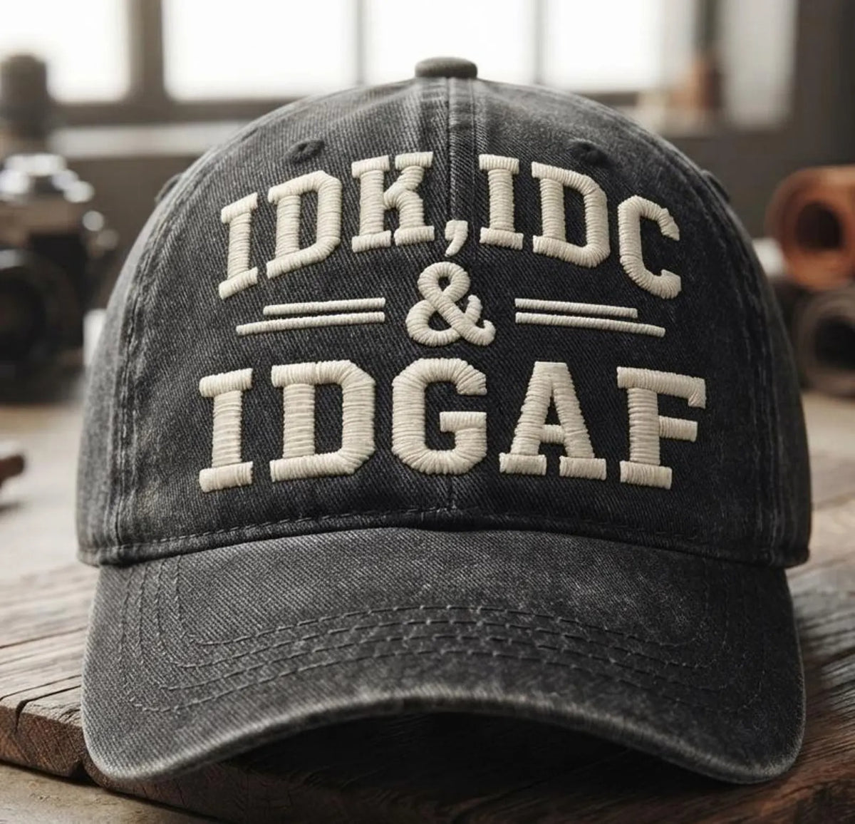 Funny Sarcastic Dad Hat, Vintage Washed Baseball Cap, Embroidered Statement Hat, Casual Unisex Cap, Gift for Friends