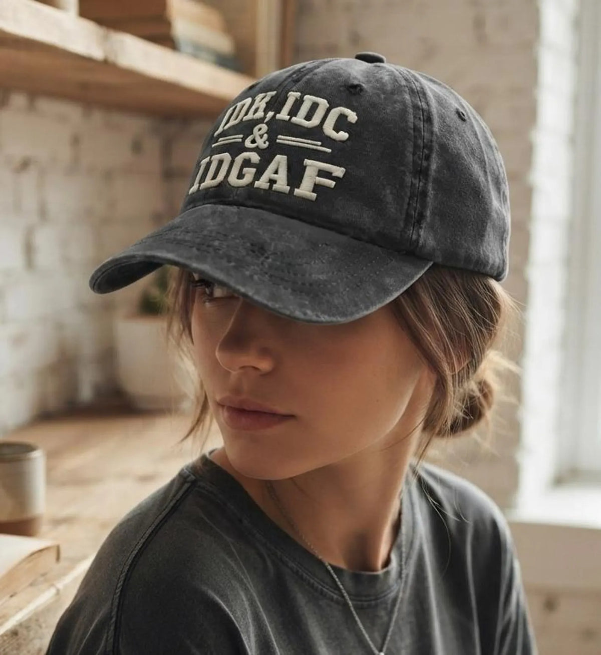 Funny Sarcastic Dad Hat, Vintage Washed Baseball Cap, Embroidered Statement Hat, Casual Unisex Cap, Gift for Friends