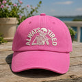 Always Tired Embroidered Hat, Funny Skeleton Dad Cap, Pink Baseball Cap, Tired Mom Gift, Sleepy Girl Gift, Funny Everyday Hat
