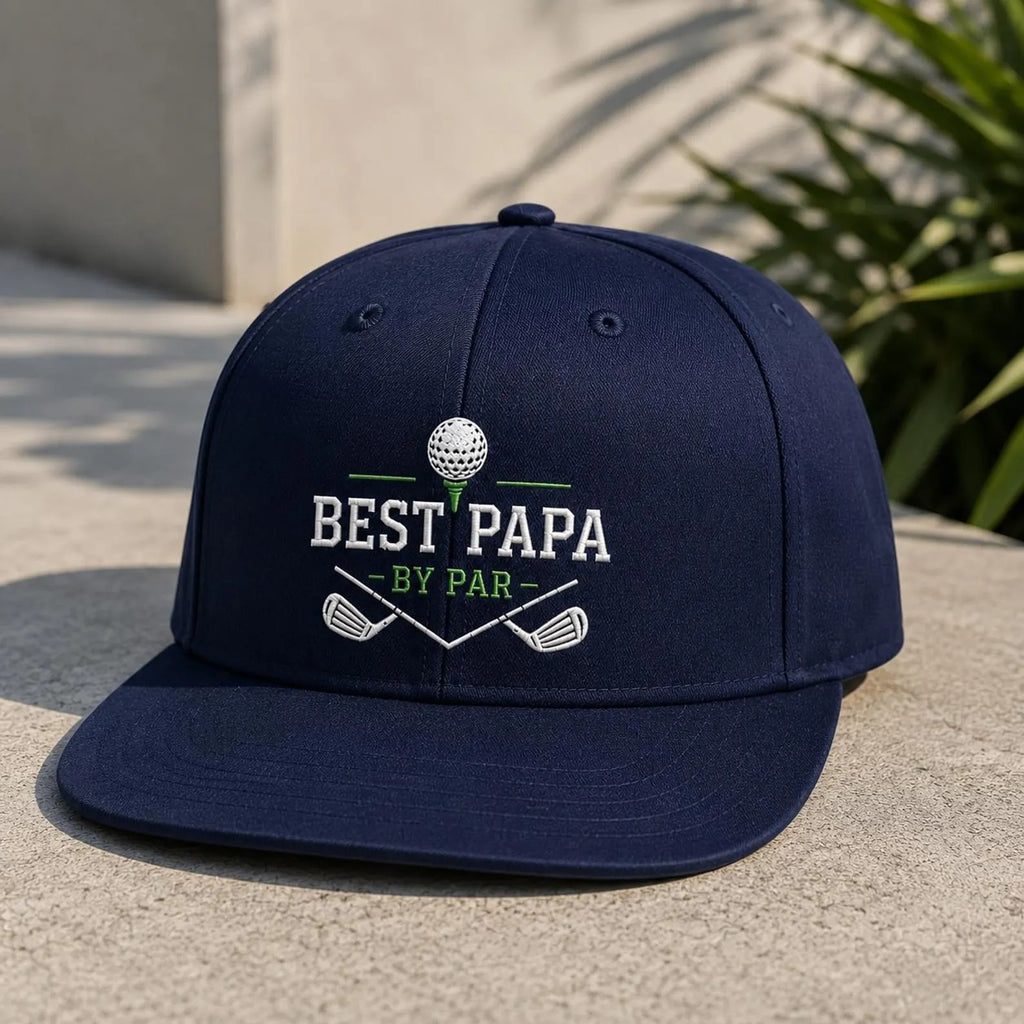 Best Papa Golf Hat, Golf Dad Gift, Funny Grandpa Hat, Embroidered Golf Cap, Father's Day Gift for Dad, Golf Lover Gift