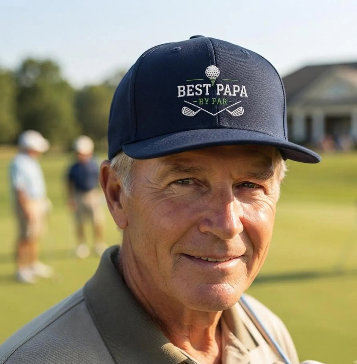 Best Papa Golf Hat, Golf Dad Gift, Funny Grandpa Hat, Embroidered Golf Cap, Father's Day Gift for Dad, Golf Lover Gift