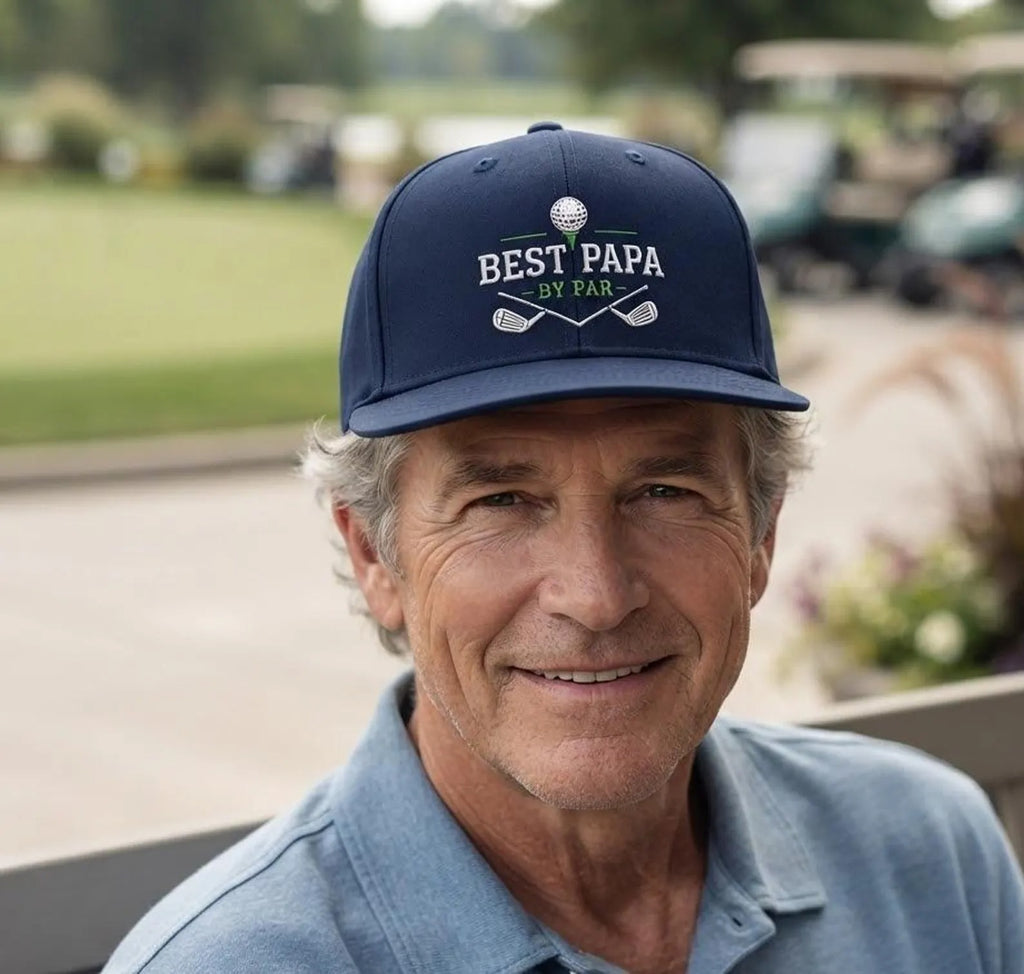 Best Papa Golf Hat, Golf Dad Gift, Funny Grandpa Hat, Embroidered Golf Cap, Father's Day Gift for Dad, Golf Lover Gift