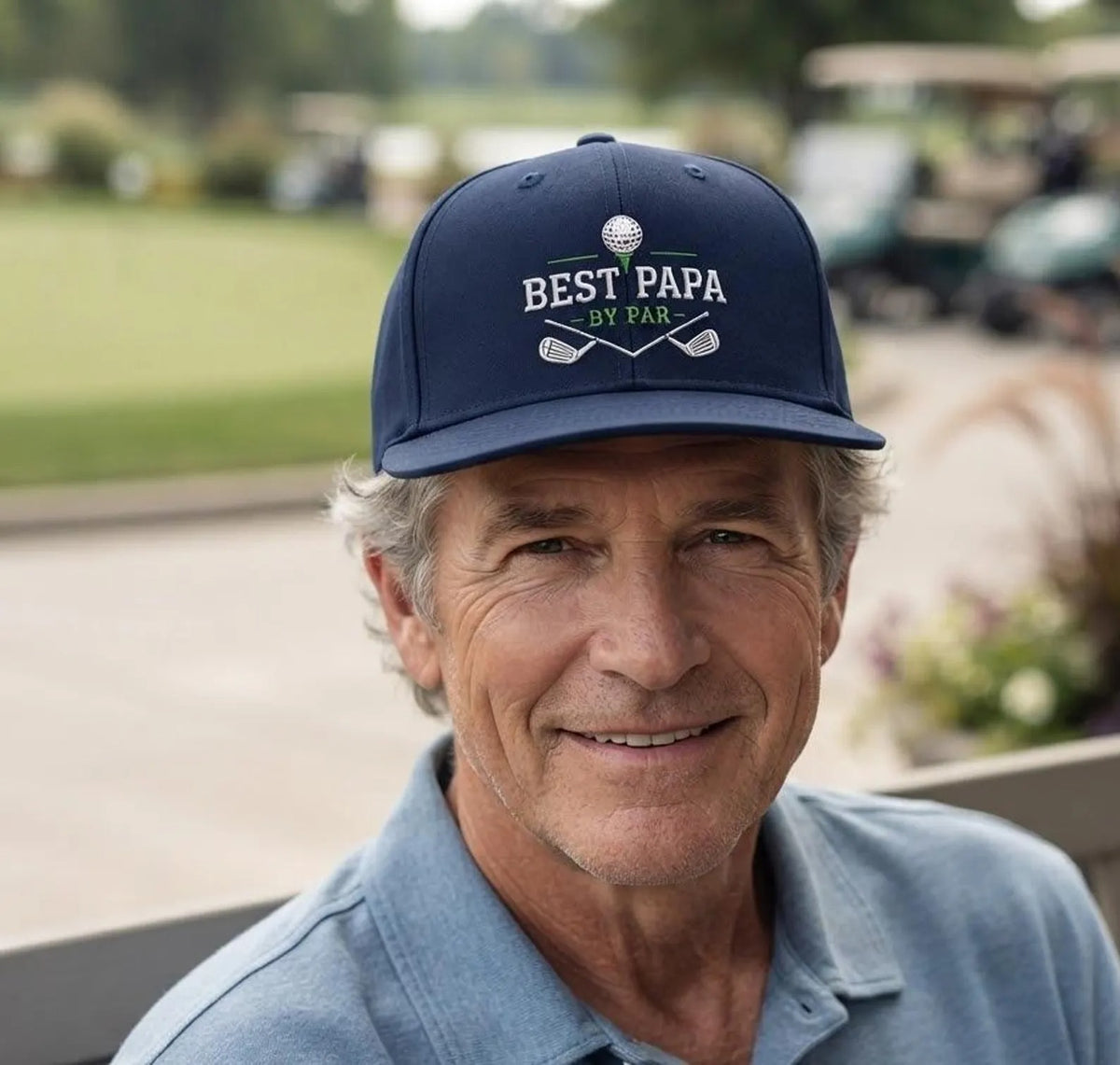 Best Papa Golf Hat, Golf Dad Gift, Funny Grandpa Hat, Embroidered Golf Cap, Father's Day Gift for Dad, Golf Lover Gift