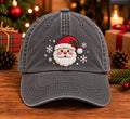 Santa Embroidered Hat, Christmas Baseball Cap, Santa Claus Hat, Holiday Hat, Christmas Gift, Winter Cap, Festive Unisex Ha