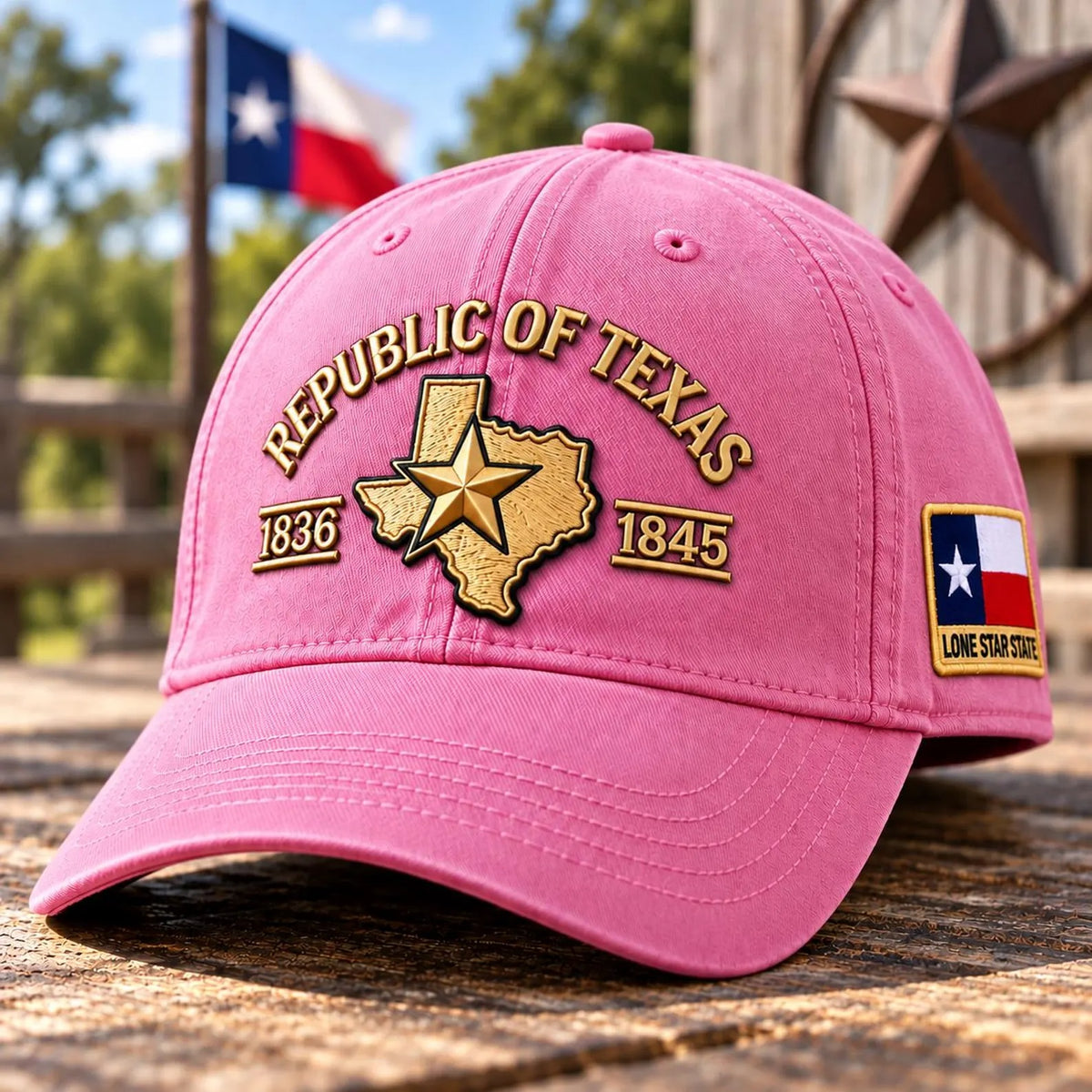 Personalized Year Hat, Custom Date Embroidered Cap, Texas Inspired Hat, Vintage Washed Baseball Cap, Western Dad Hat, Anniversary Gift