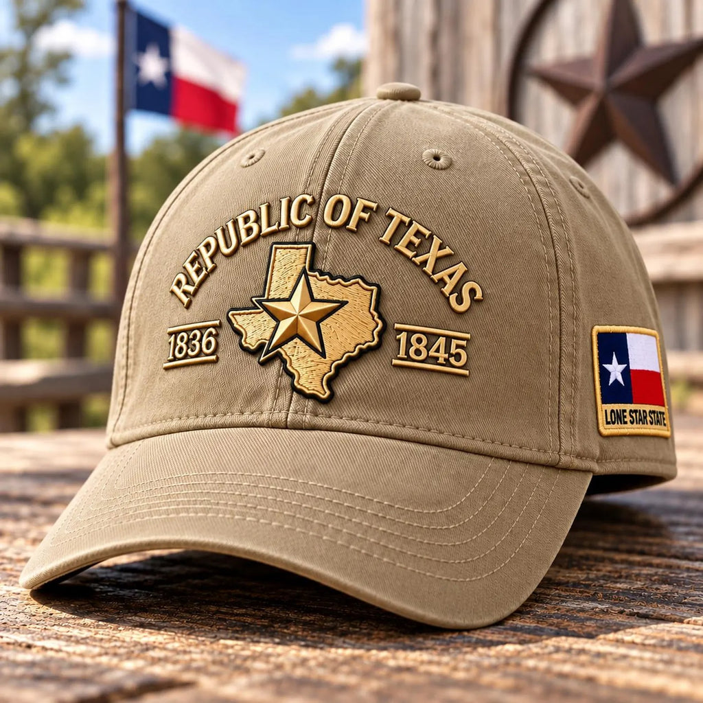 Personalized Year Hat, Custom Date Embroidered Cap, Texas Inspired Hat, Vintage Washed Baseball Cap, Western Dad Hat, Anniversary Gift