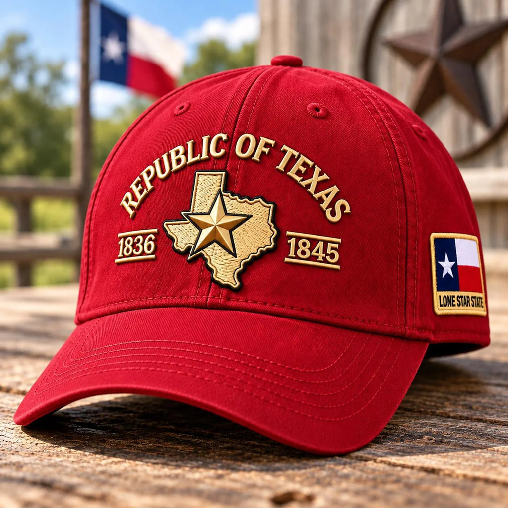 Personalized Year Hat, Custom Date Embroidered Cap, Texas Inspired Hat, Vintage Washed Baseball Cap, Western Dad Hat, Anniversary Gift
